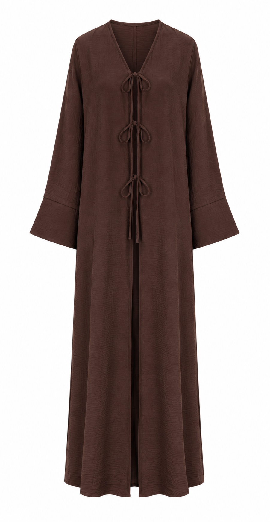 Nana Teen Abaya met Striksluiting Chocolate