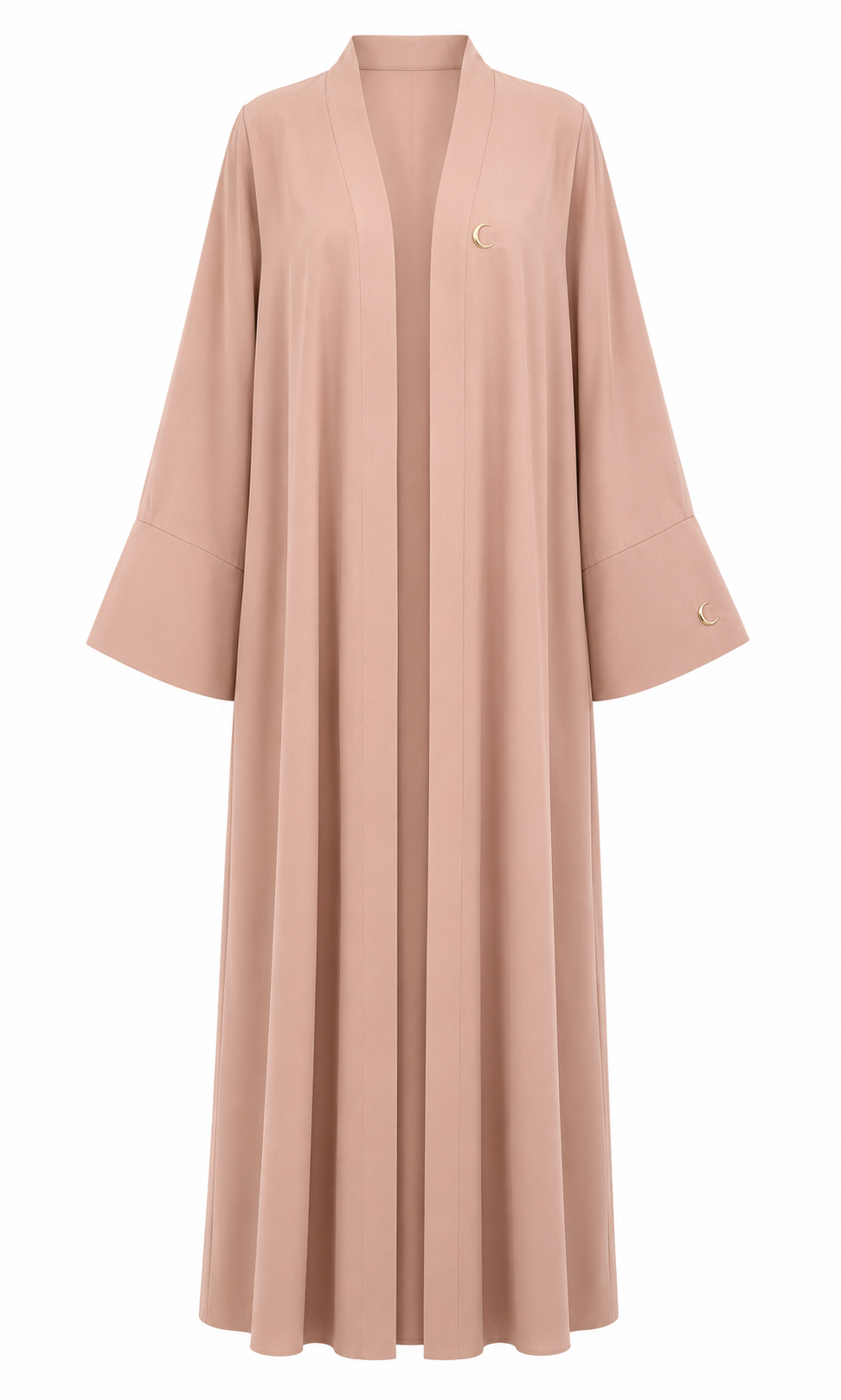 Kids open abaya brown