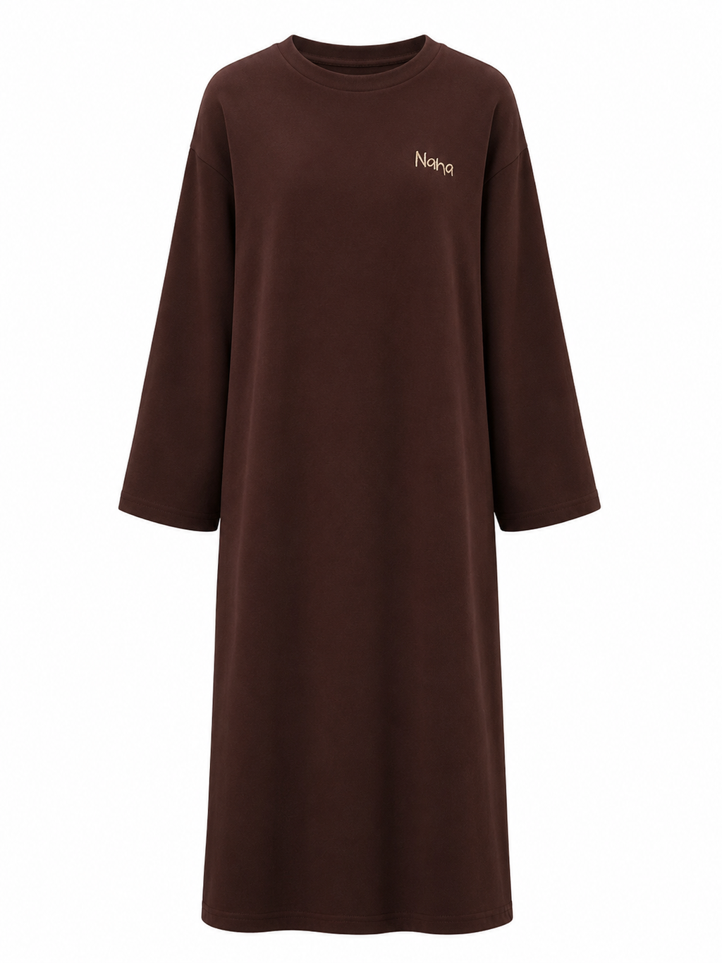 Nana Comfy Kids Dress- Chocolate