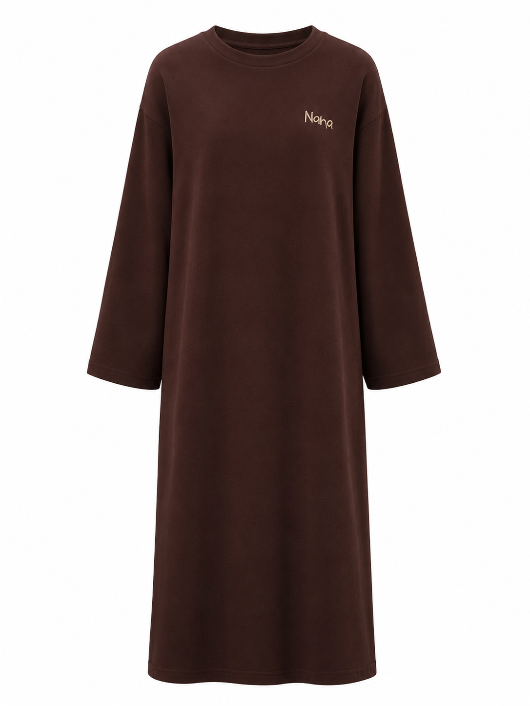 Nana Comfy Kids Dress- Chocolate