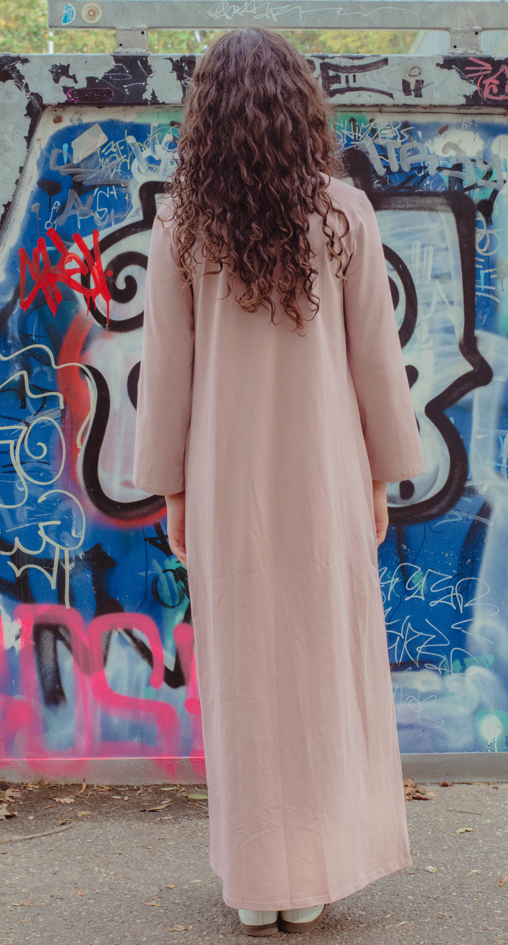 Nana Comfy Dress Dusty Mauve