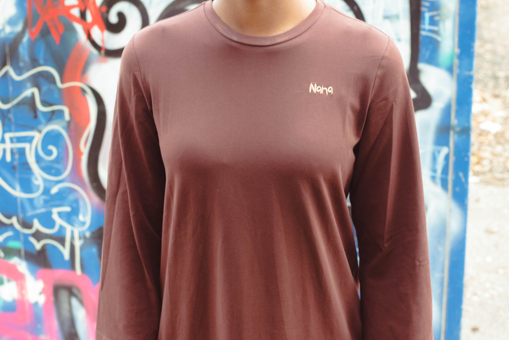 Nana Comfy Dress Chocolate