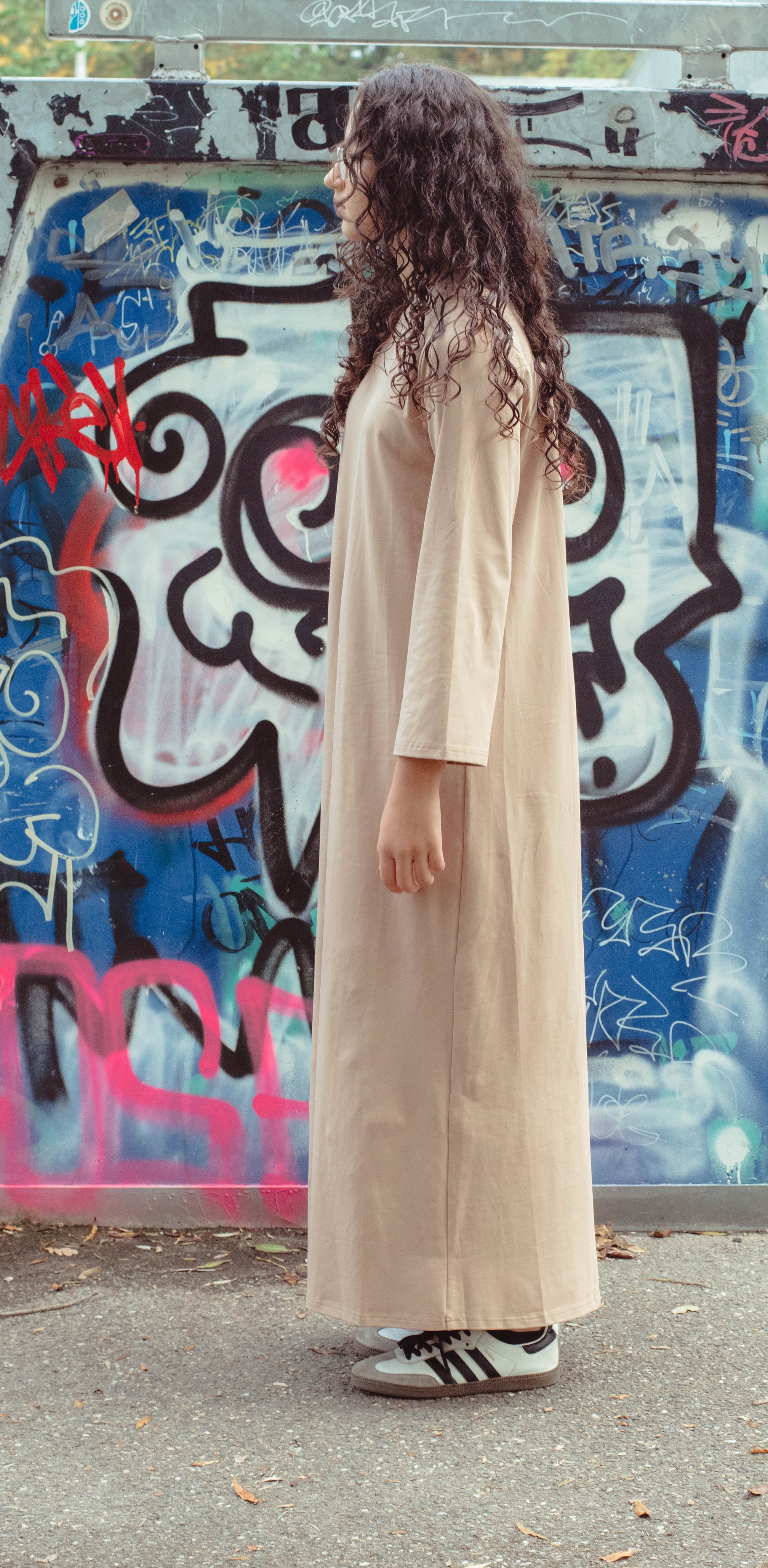 Nana Comfy Dress Sand Caramel