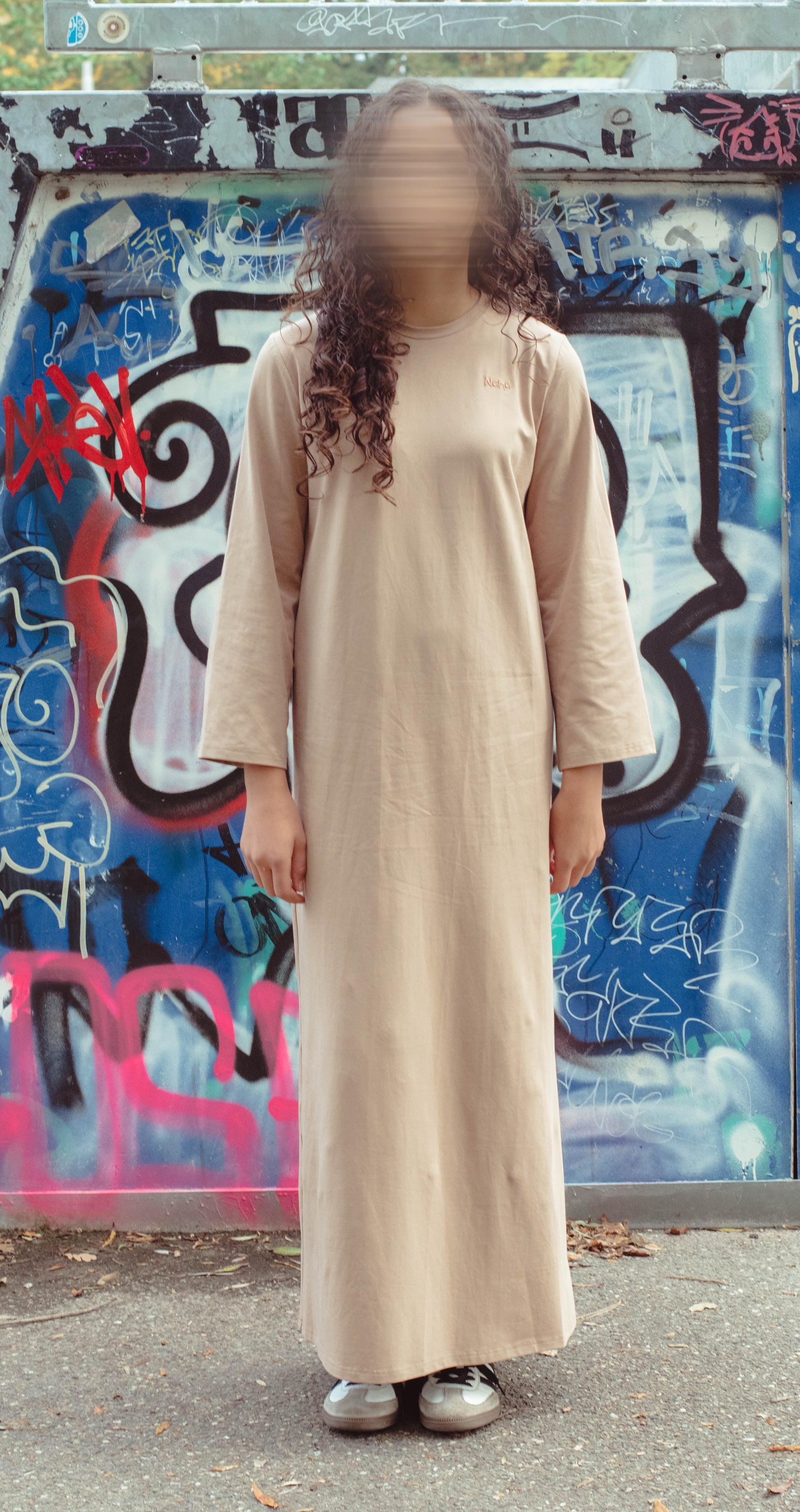 Nana Comfy Dress Sand Caramel