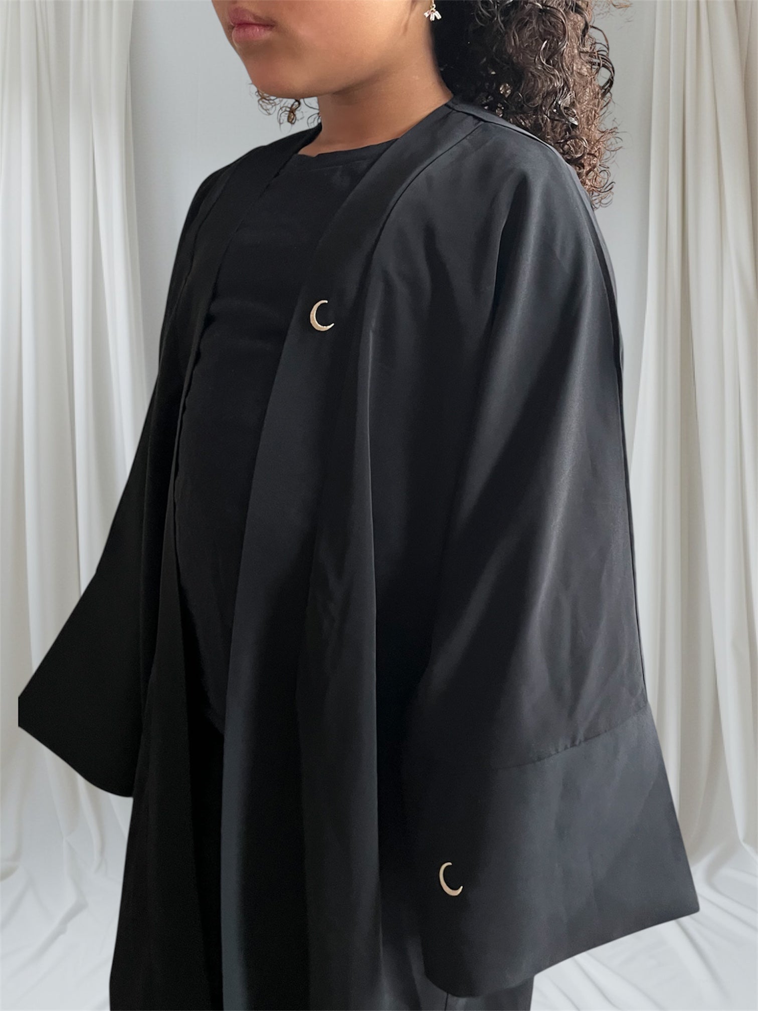 Kids open abaya Midnight