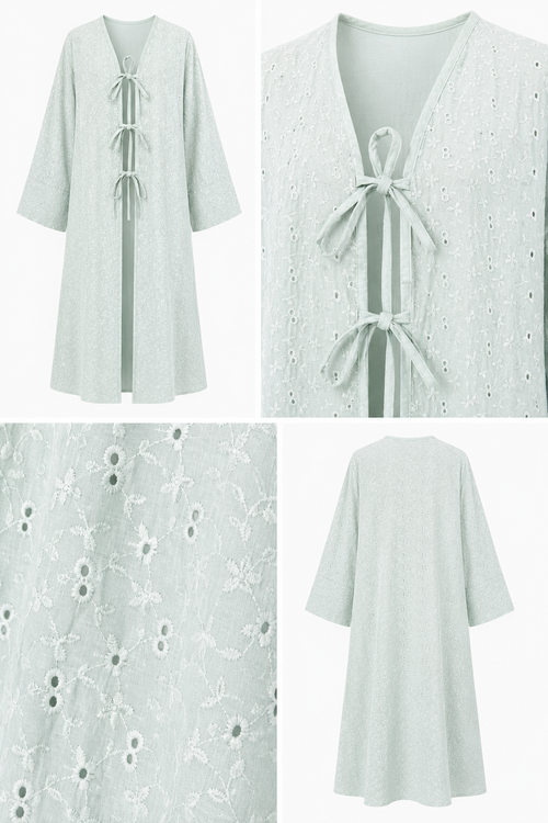 Bloom Abaya Kids Sage