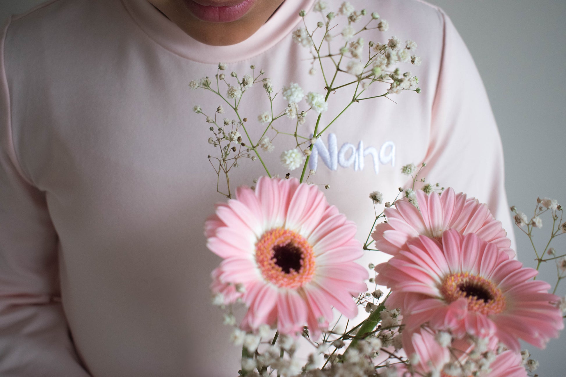 NaNa Comfy Kids Dress- Pastel Pink